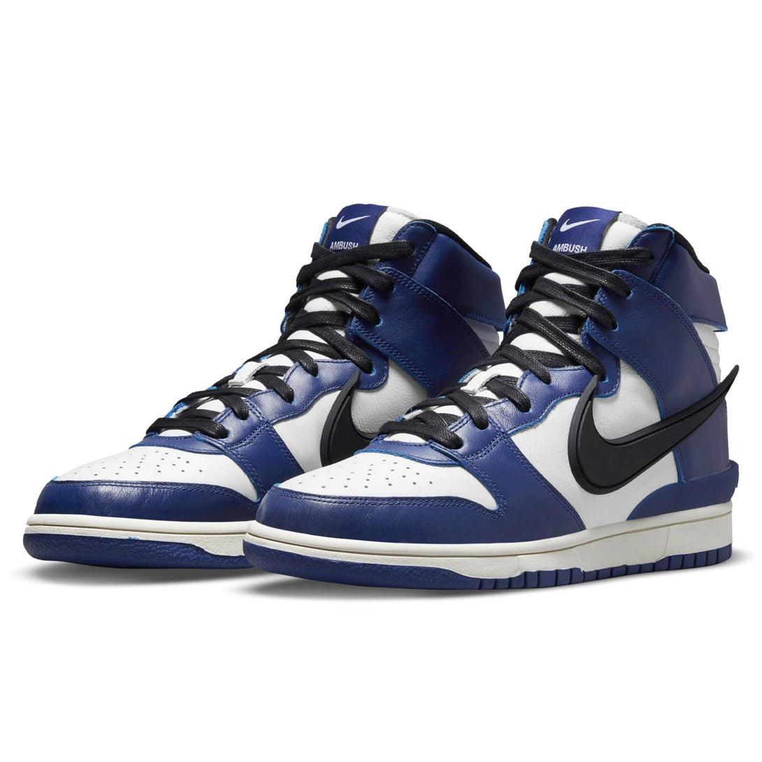 AMBUSH x Nike Dunk High 'Deep Royal'- Streetwear Fashion - helmiss.com