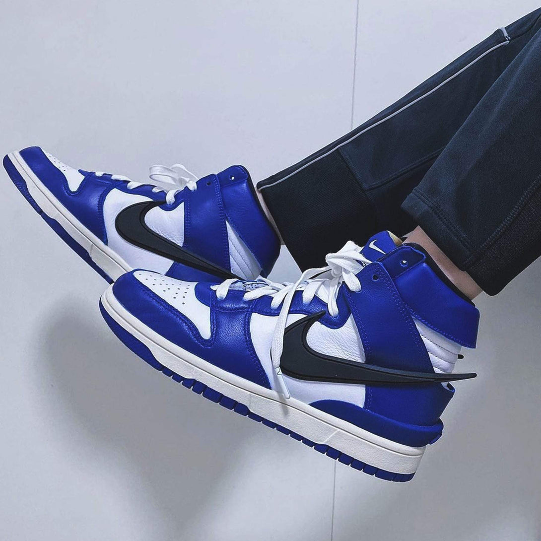 AMBUSH x Nike Dunk High 'Deep Royal'- Streetwear Fashion - helmiss.com