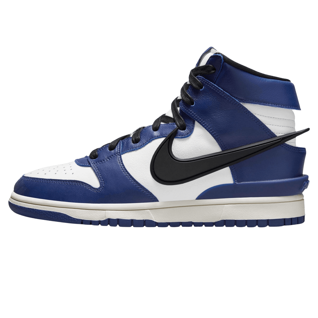 AMBUSH x Nike Dunk High 'Deep Royal'- Streetwear Fashion - helmiss.com