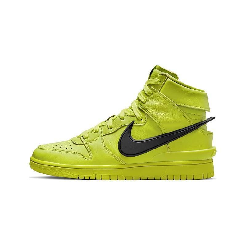 AMBUSH x Nike Dunk High 'Flash Lime'- Streetwear Fashion - helmiss.com