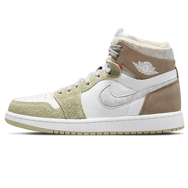 Air Jordan 1 High Zoom Comfort Wmns 'Olive Aura'- Streetwear Fashion - helmiss.com