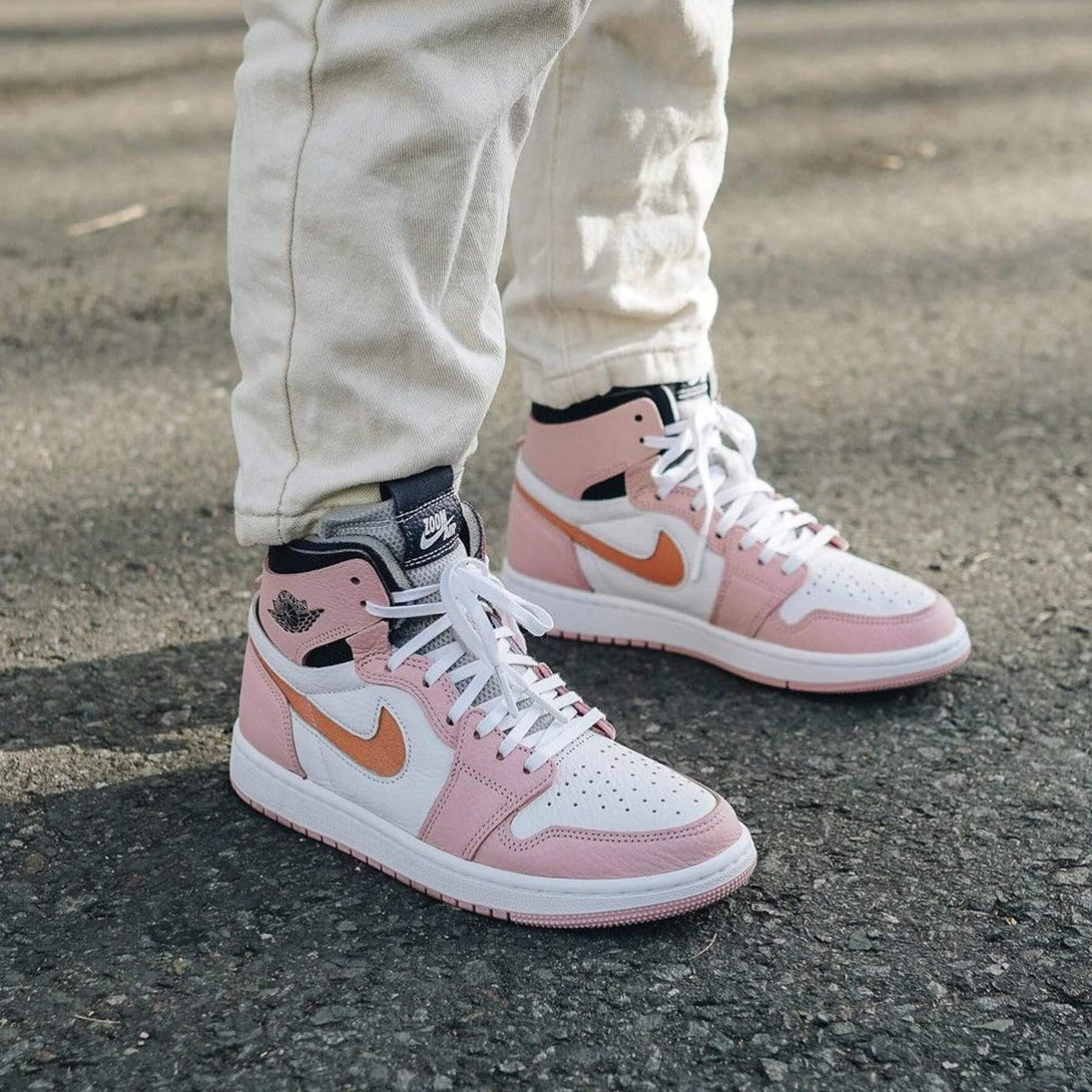 Air Jordan 1 High Zoom Wmns 'Pink Glaze'- Streetwear Fashion - helmiss.com