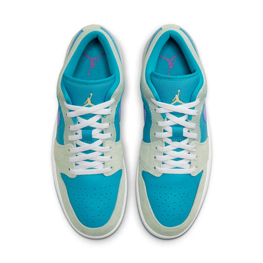 Air Jordan 1 Low 'Aquatone'- Streetwear Fashion - helmiss.com