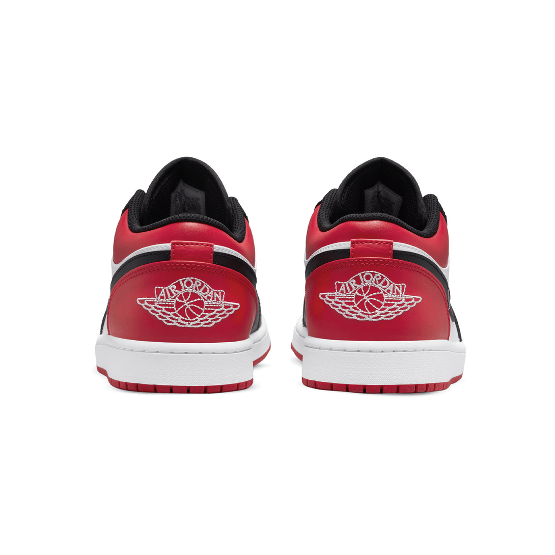 Air Jordan 1 Low 'Bred Toe'- Streetwear Fashion - helmiss.com