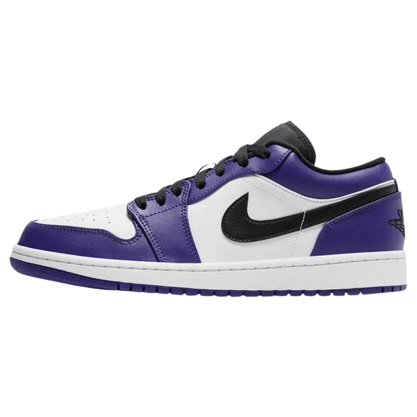 Air Jordan 1 Low 'Court Purple'- Streetwear Fashion - helmiss.com