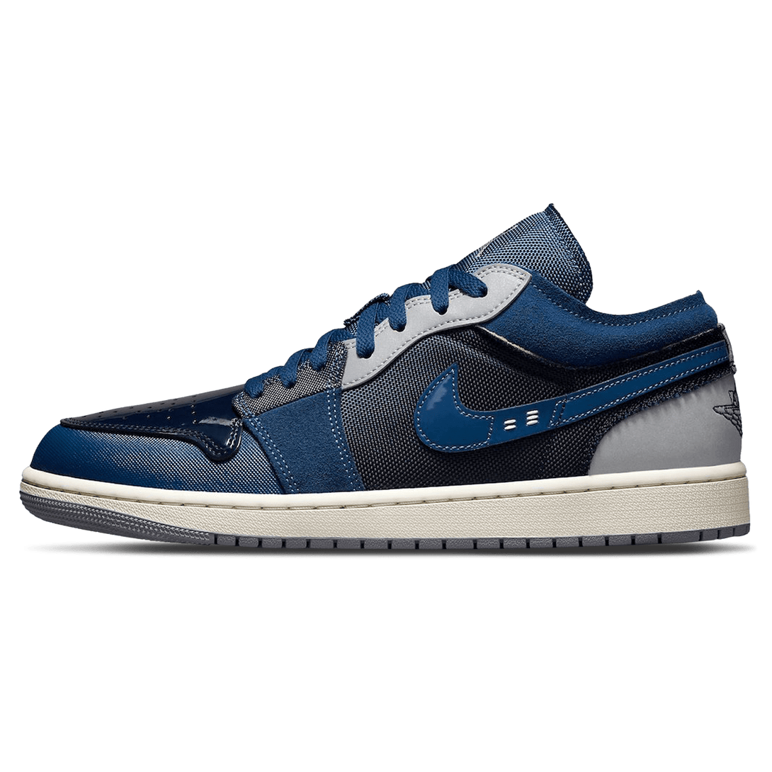 Air Jordan 1 Low Craft 'Obsidian'- Streetwear Fashion - helmiss.com