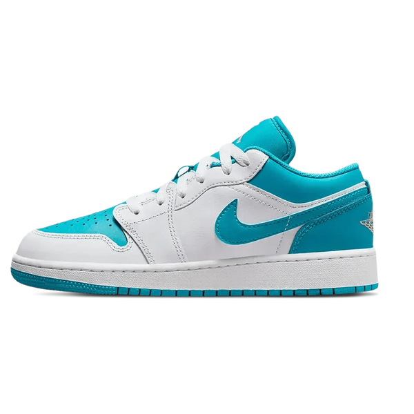 Air Jordan 1 Low GS 'Aquatone'- Streetwear Fashion - helmiss.com