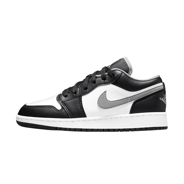 Air Jordan 1 Low GS 'Black Medium Grey'- Streetwear Fashion - helmiss.com