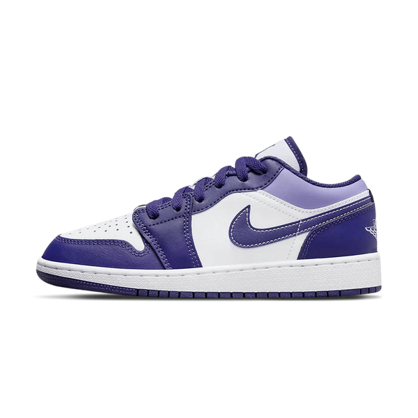 Air Jordan 1 Low GS 'Blueberry'- Streetwear Fashion - helmiss.com