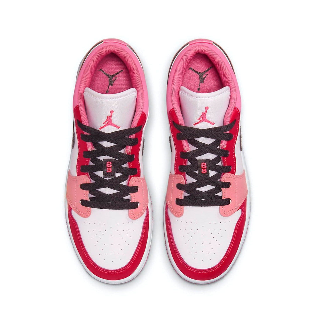 Air Jordan 1 Low GS 'Pink Black'- Streetwear Fashion - helmiss.com