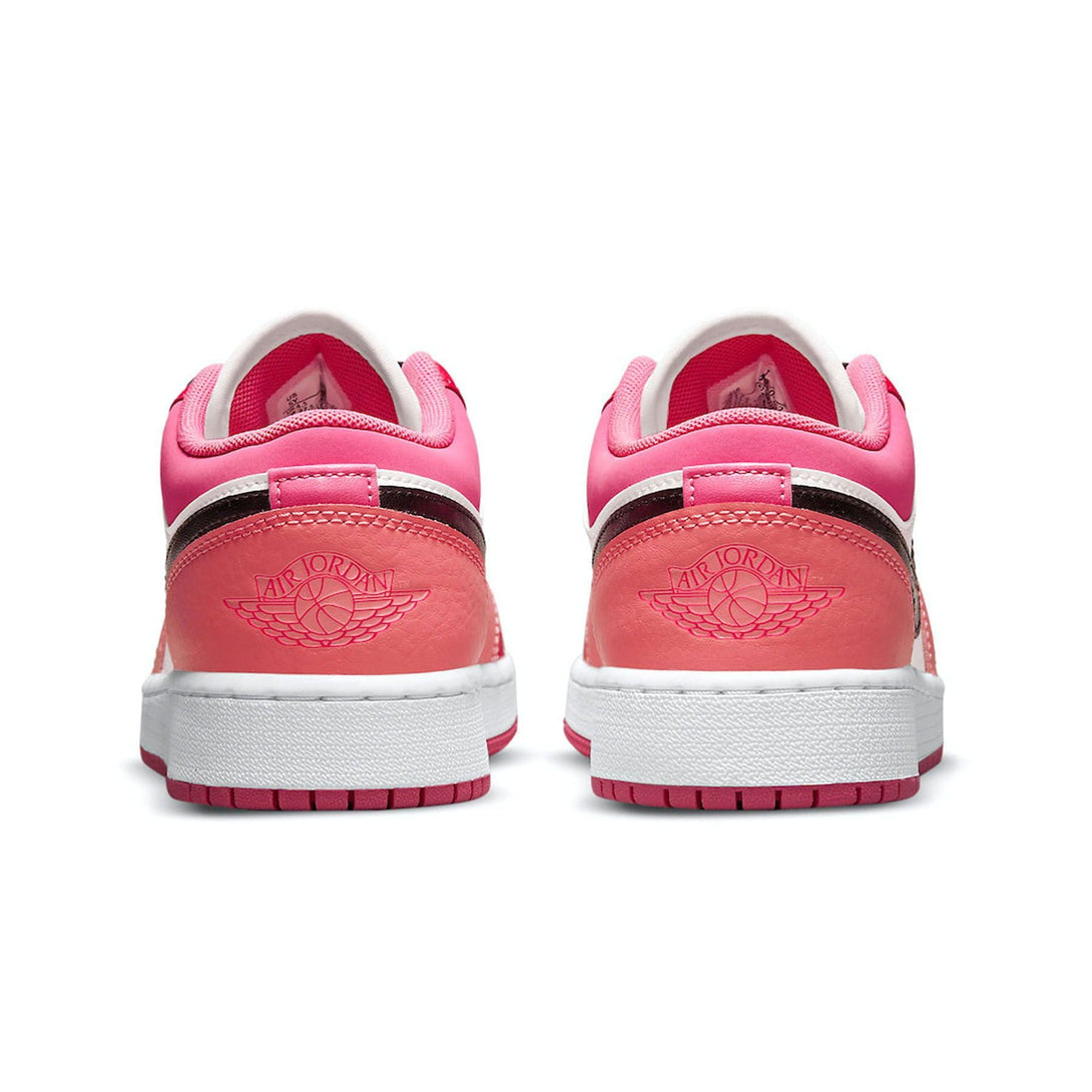 Air Jordan 1 Low GS 'Pink Black'- Streetwear Fashion - helmiss.com