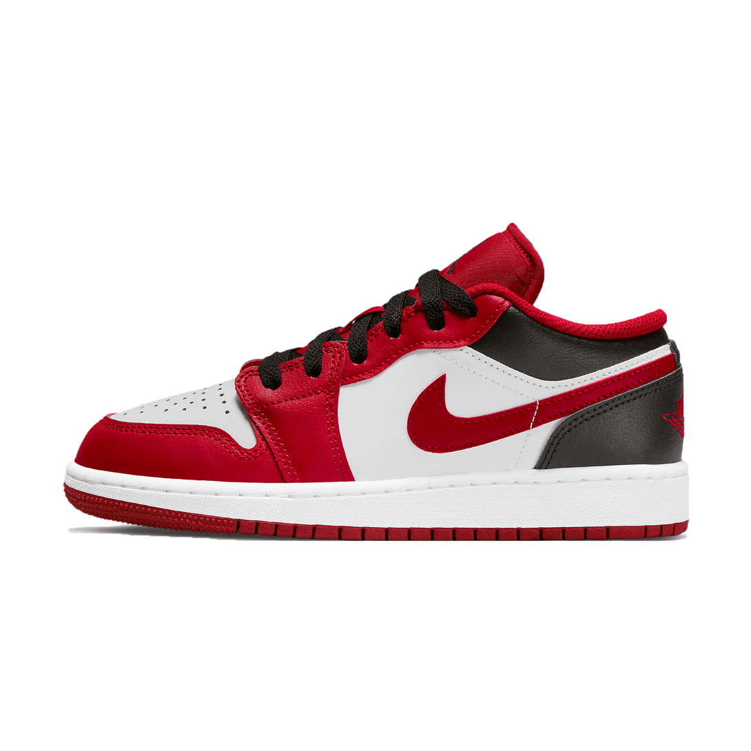 Air Jordan 1 Low GS 'Reverse Black Toe'- Streetwear Fashion - helmiss.com