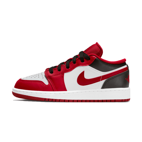 Air Jordan 1 Low GS 'Reverse Black Toe'- Streetwear Fashion - helmiss.com