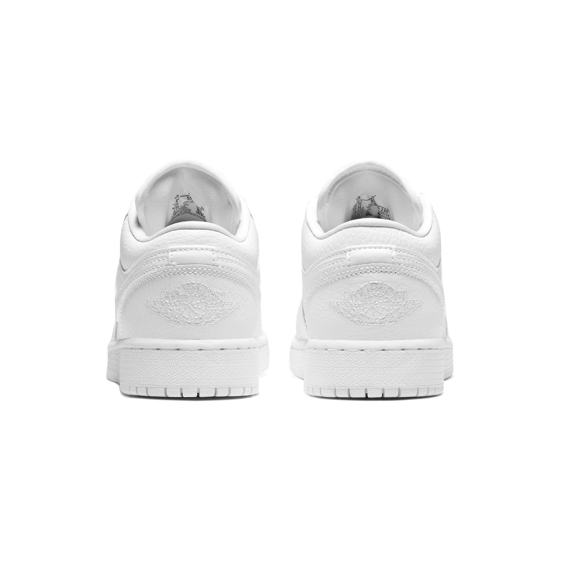 Air Jordan 1 Low GS 'Triple White'- Streetwear Fashion - helmiss.com