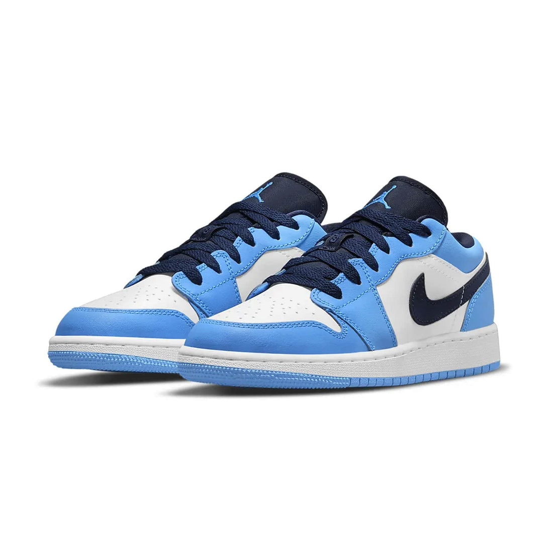 Air Jordan 1 Low GS 'UNC'- Streetwear Fashion - helmiss.com