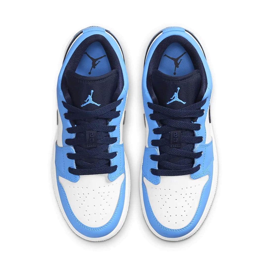 Air Jordan 1 Low GS 'UNC'- Streetwear Fashion - helmiss.com