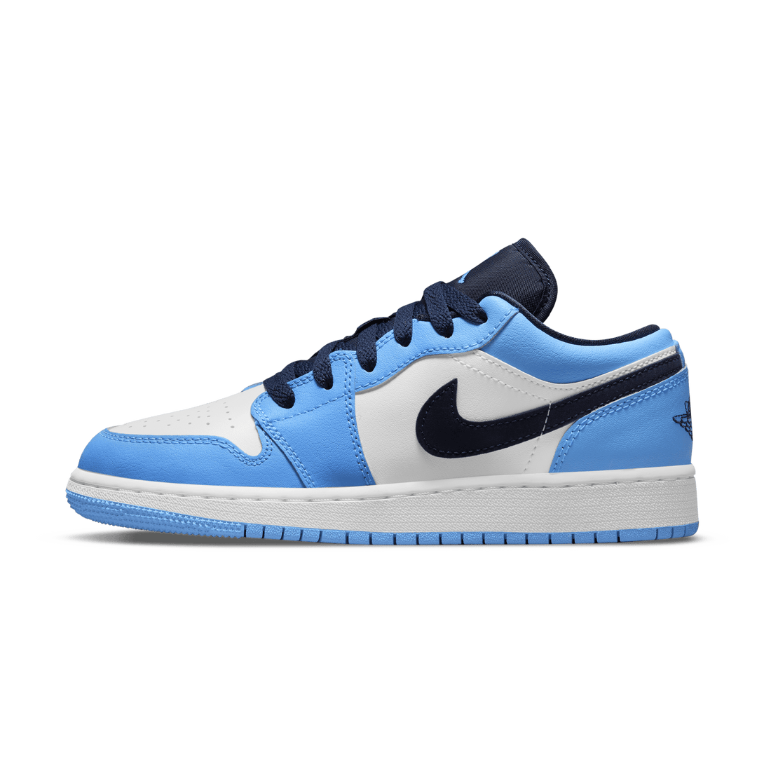 Air Jordan 1 Low GS 'UNC'- Streetwear Fashion - helmiss.com