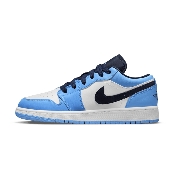 Air Jordan 1 Low GS 'UNC'- Streetwear Fashion - helmiss.com