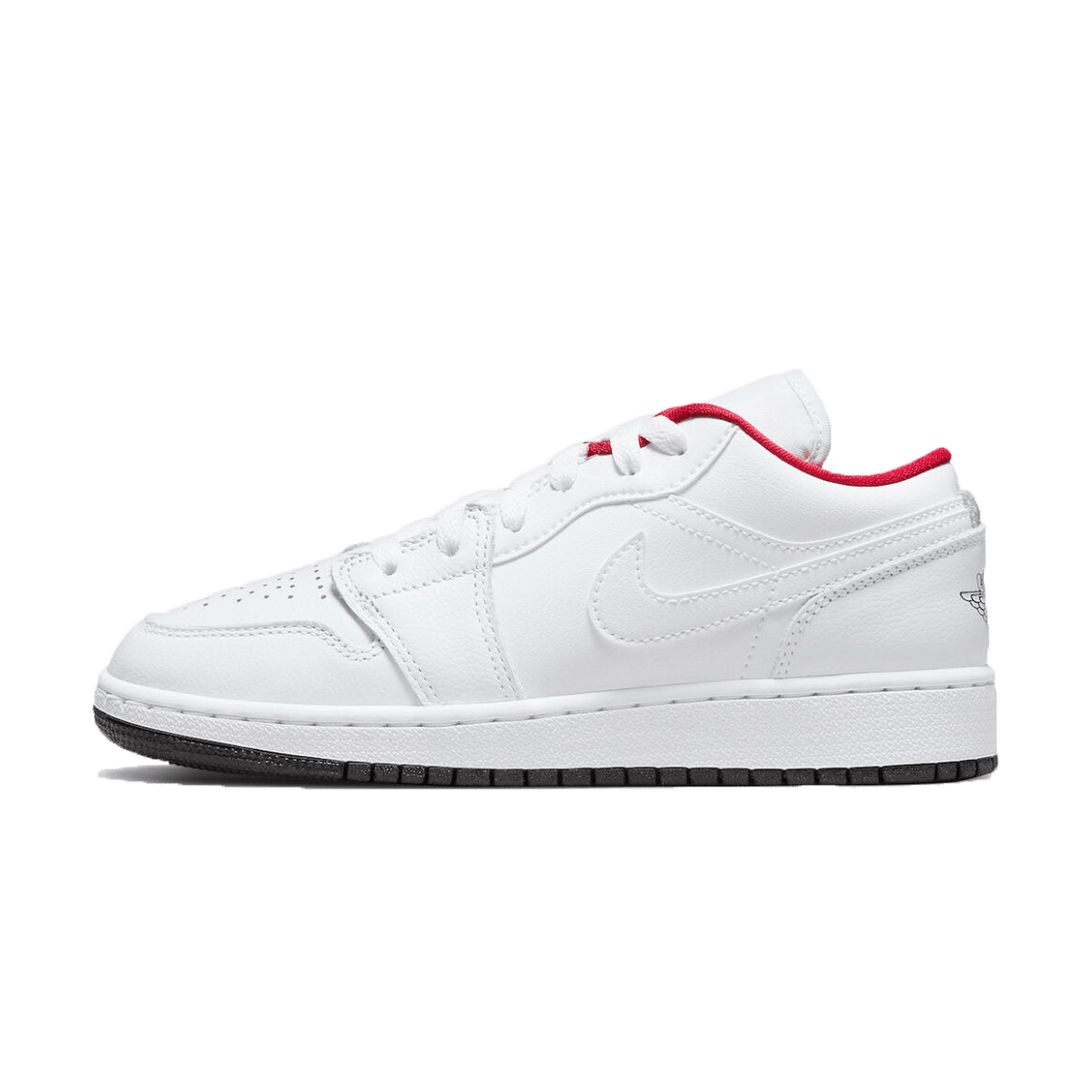 Air Jordan 1 Low GS White Black Infrared- Streetwear Fashion - helmiss.com