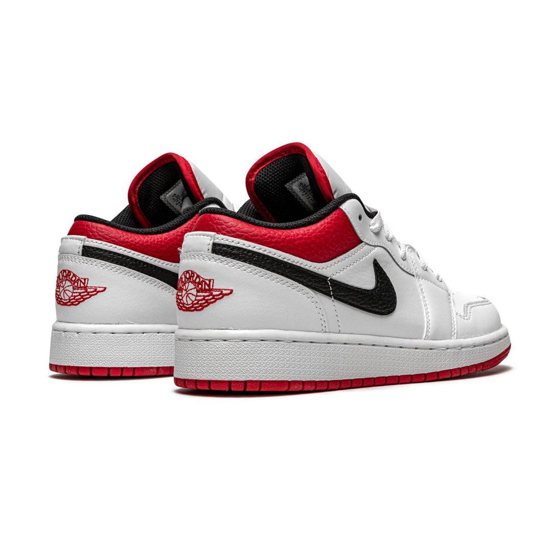 Air Jordan 1 Low GS 'White Gym Red'- Streetwear Fashion - helmiss.com