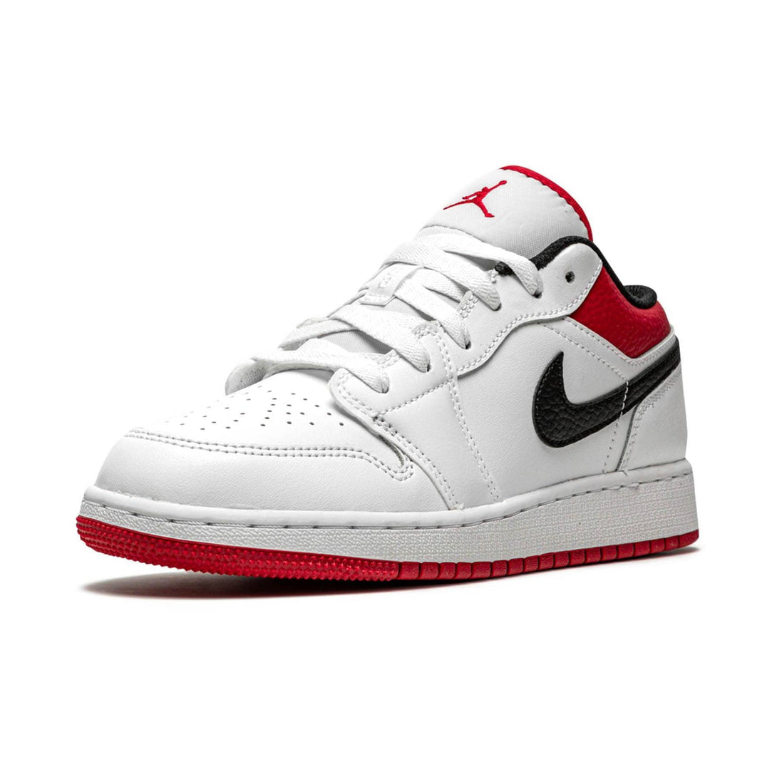 Air Jordan 1 Low GS 'White Gym Red'- Streetwear Fashion - helmiss.com