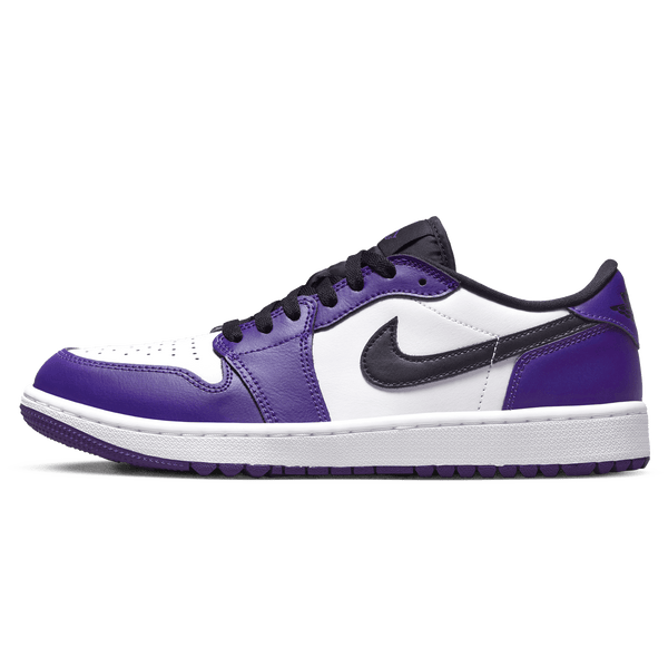 Air Jordan 1 Low Golf 'Court Purple'- Streetwear Fashion - helmiss.com