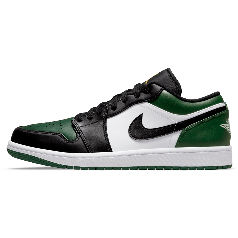 Air Jordan 1 Low 'Green Toe'- Streetwear Fashion - helmiss.com