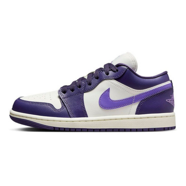 Air Jordan 1 Low 'Purple Sail' Wmns- Streetwear Fashion - helmiss.com