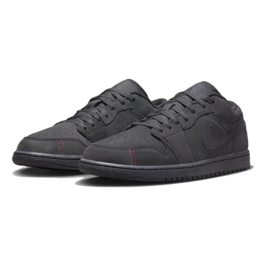 Air Jordan 1 Low SE Craft 'Dark Smoke Red'- Streetwear Fashion - helmiss.com