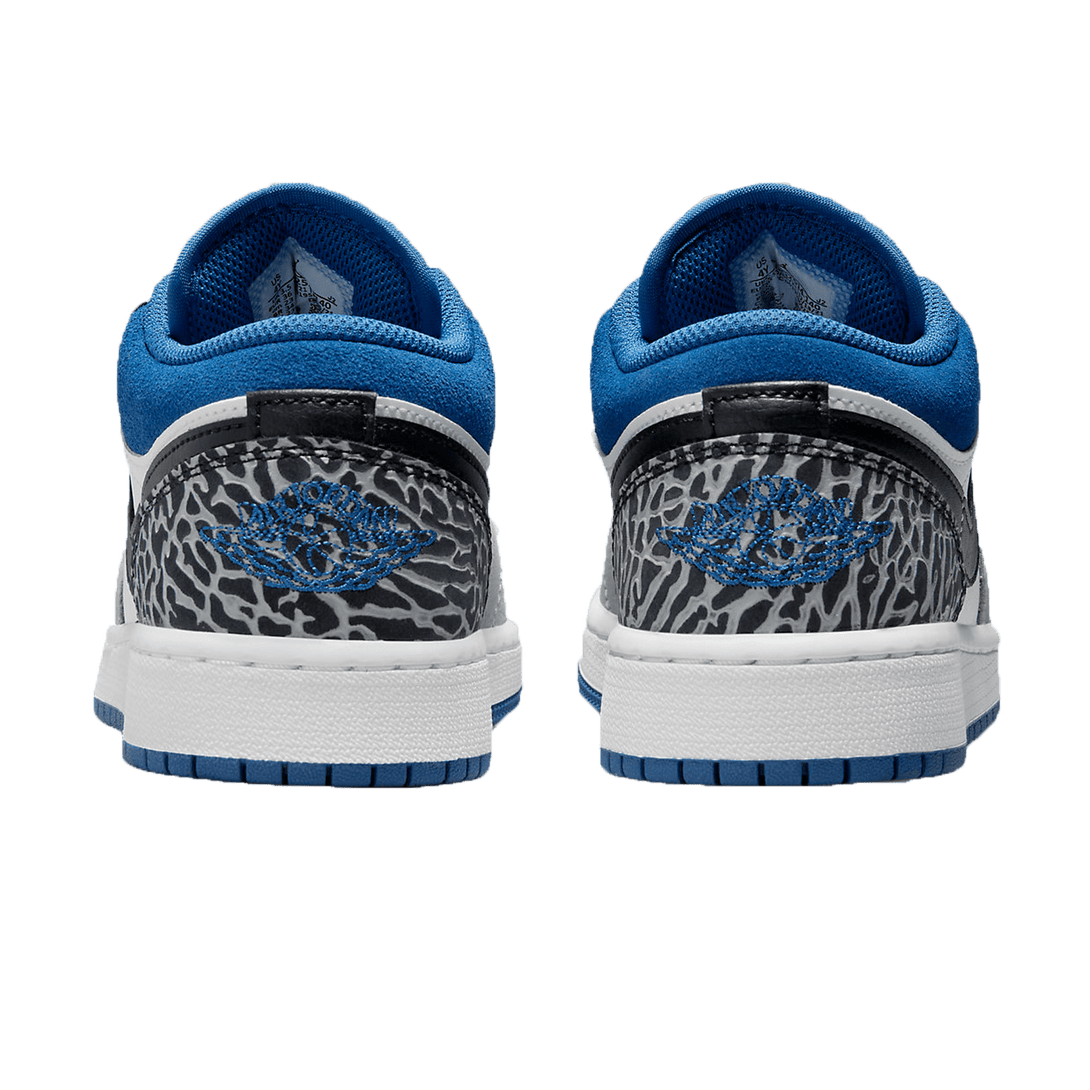 Air Jordan 1 Low SE GS 'True Blue'- Streetwear Fashion - helmiss.com