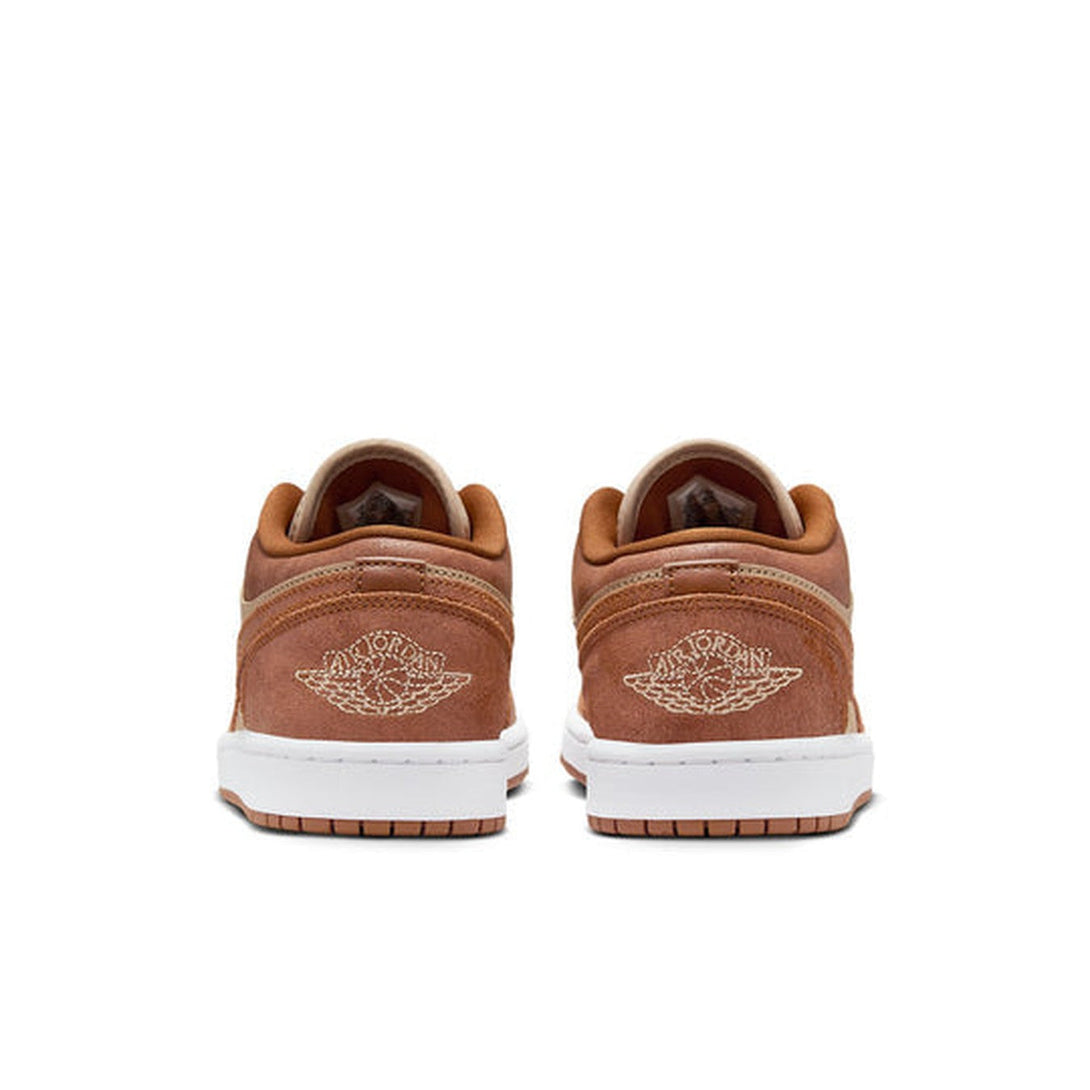 Air Jordan 1 Low SE 'Legend Medium Brown'- Streetwear Fashion - helmiss.com