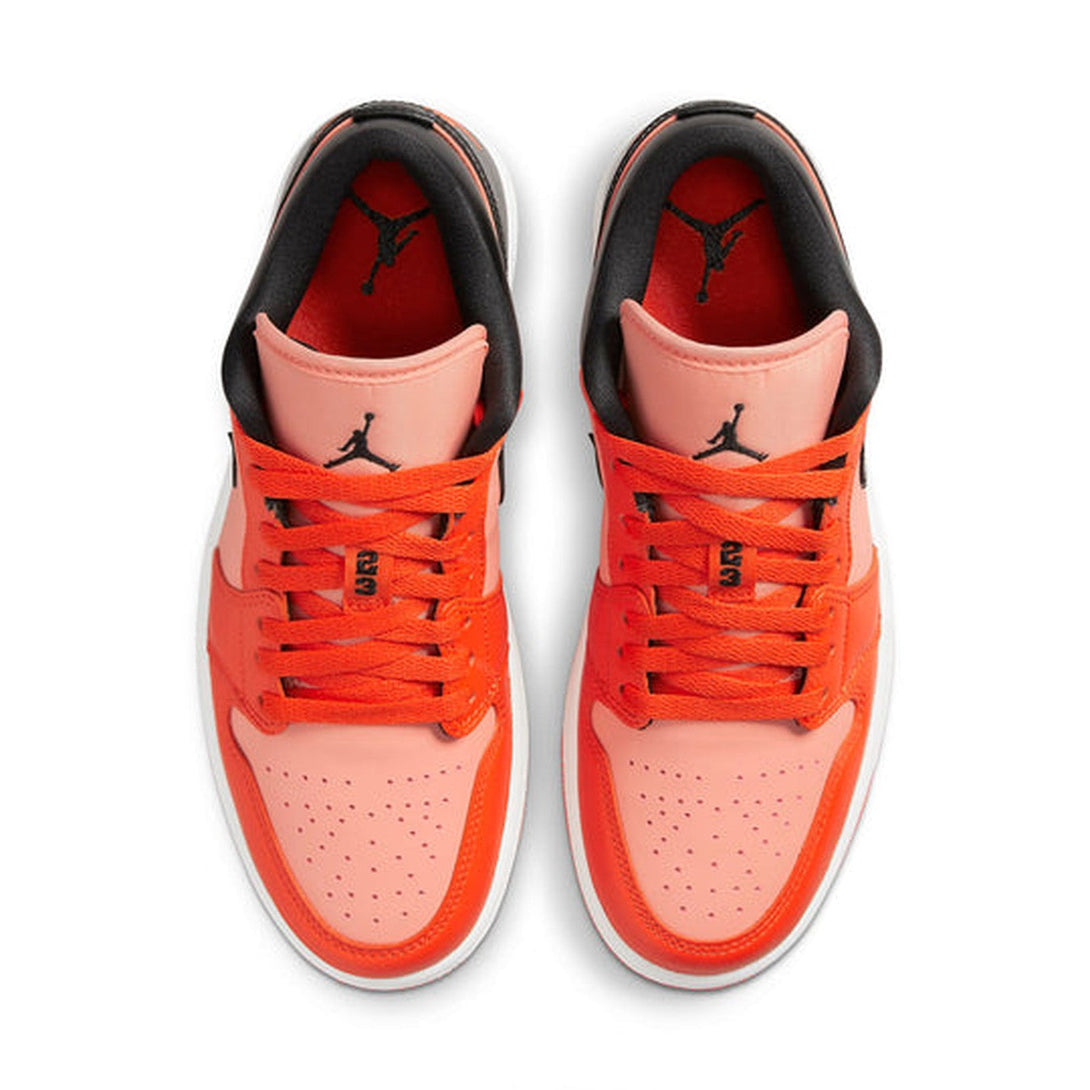 Air Jordan 1 Low SE 'Rush Orange Black- Streetwear Fashion - helmiss.com