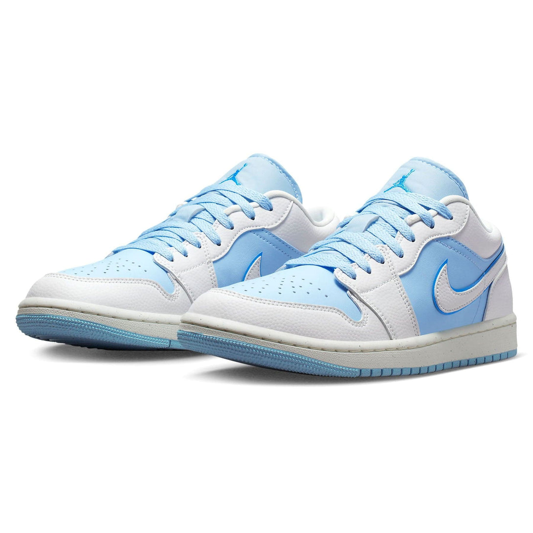 Air Jordan 1 Low SE Wmns 'Reverse Ice Blue'- Streetwear Fashion - helmiss.com