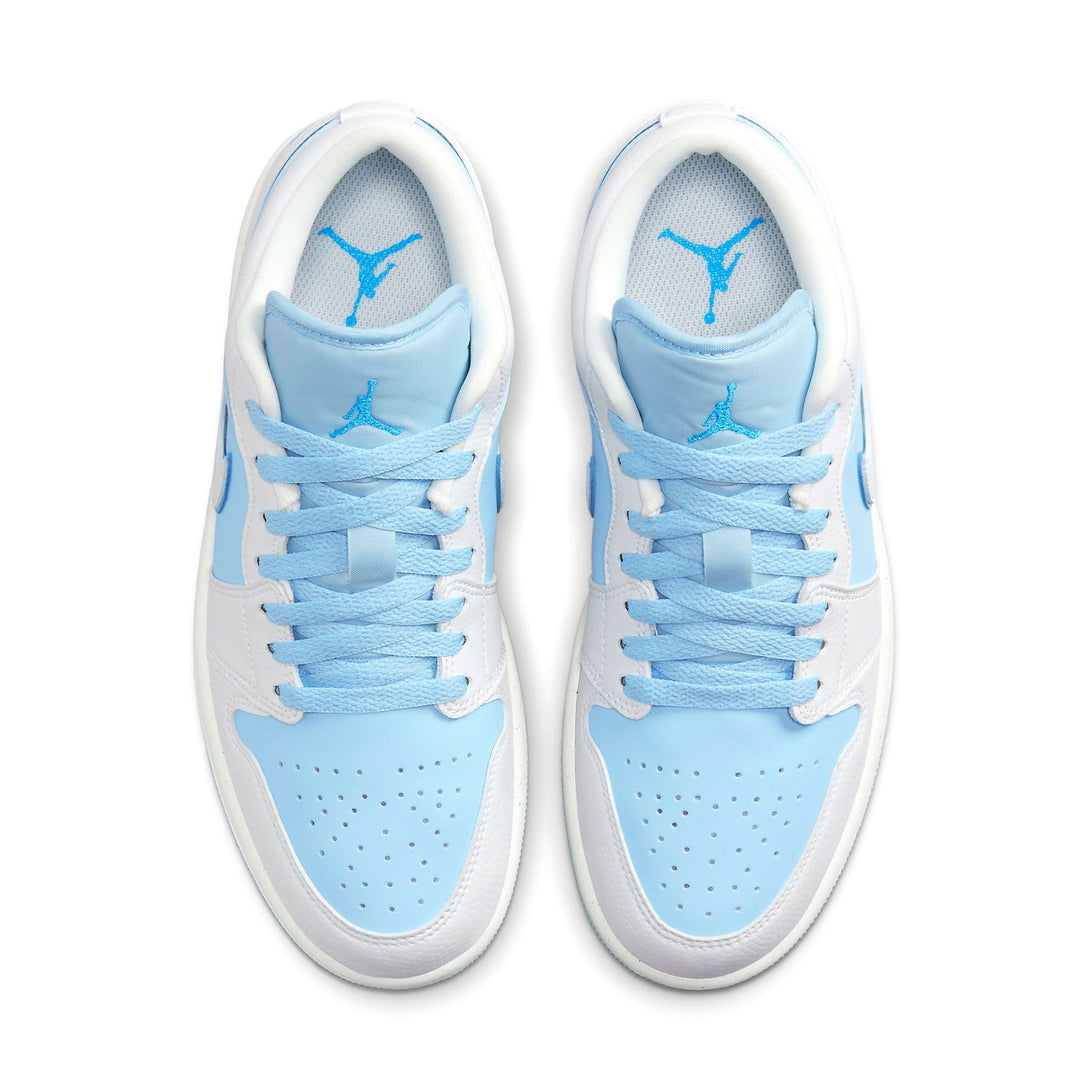 Air Jordan 1 Low SE Wmns 'Reverse Ice Blue'- Streetwear Fashion - helmiss.com