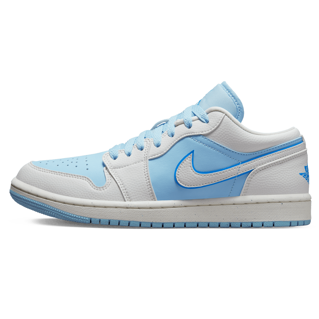 Air Jordan 1 Low SE Wmns 'Reverse Ice Blue'- Streetwear Fashion - helmiss.com