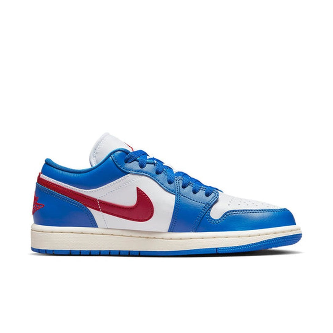 Air Jordan 1 Low 'Sport Blue Gym Red' Wmns- Streetwear Fashion - helmiss.com