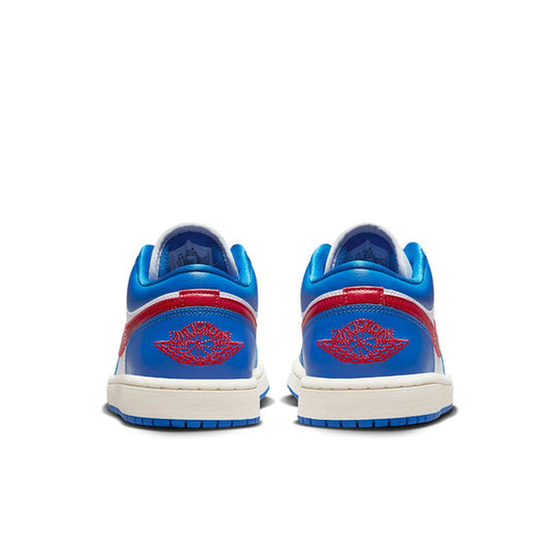 Air Jordan 1 Low 'Sport Blue Gym Red' Wmns- Streetwear Fashion - helmiss.com