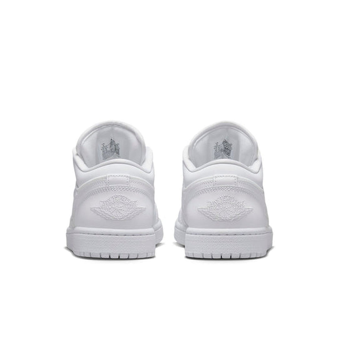 Air Jordan 1 Low 'Triple White Quilted' Wmns- Streetwear Fashion - helmiss.com