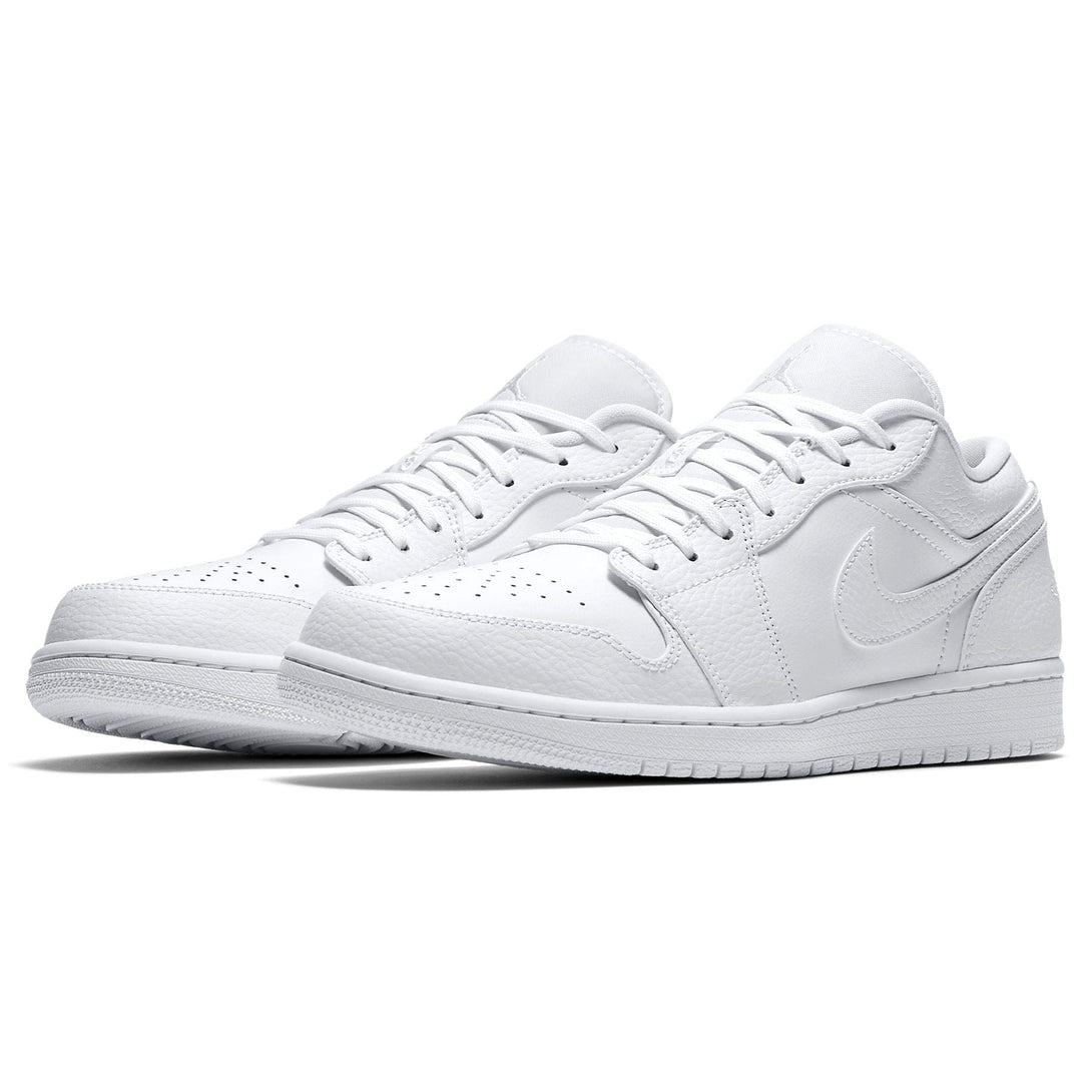 Air Jordan 1 Low 'Triple White'- Streetwear Fashion - helmiss.com