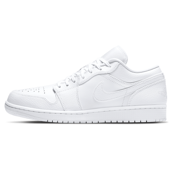 Air Jordan 1 Low 'Triple White'- Streetwear Fashion - helmiss.com