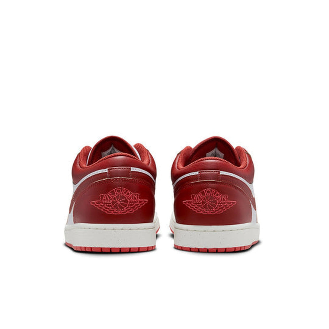 Air Jordan 1 Low 'White Dune Red'- Streetwear Fashion - helmiss.com