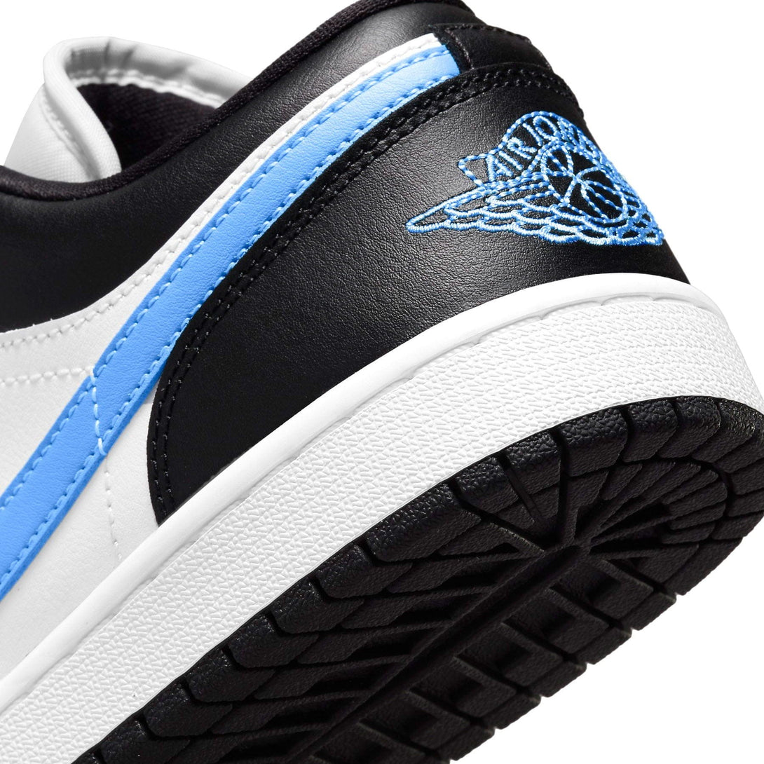 Air Jordan 1 Low Wmns 'Black University Blue'- Streetwear Fashion - helmiss.com