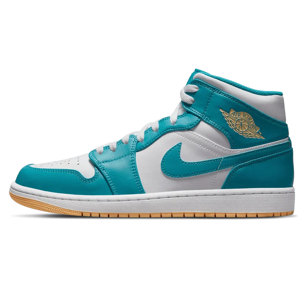 Air Jordan 1 Mid 'Aquatone'- Streetwear Fashion - helmiss.com