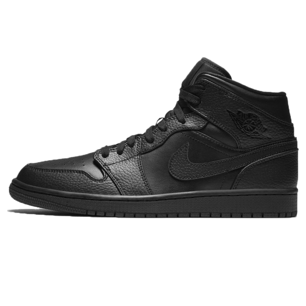 Air Jordan 1 Mid 'Black White'- Streetwear Fashion - helmiss.com