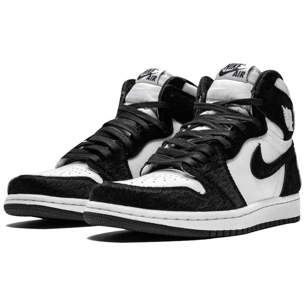 Air Jordan 1 Mid Black White Womens- Streetwear Fashion - helmiss.com