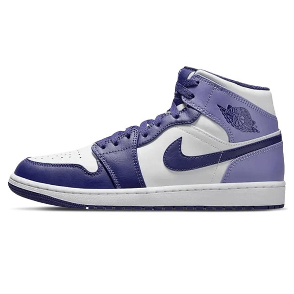 Air Jordan 1 Mid 'Blueberry'- Streetwear Fashion - helmiss.com