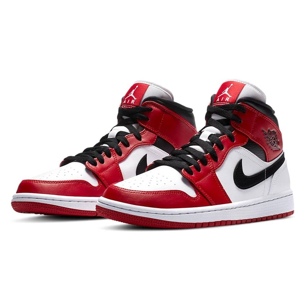 Air Jordan 1 Mid 'Chicago' 2020- Streetwear Fashion - helmiss.com