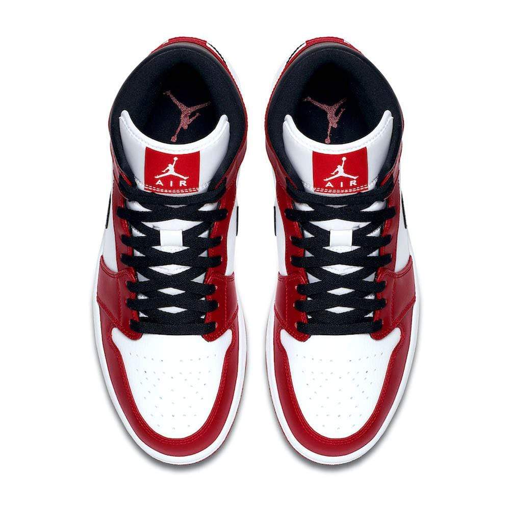 Air Jordan 1 Mid 'Chicago' 2020- Streetwear Fashion - helmiss.com