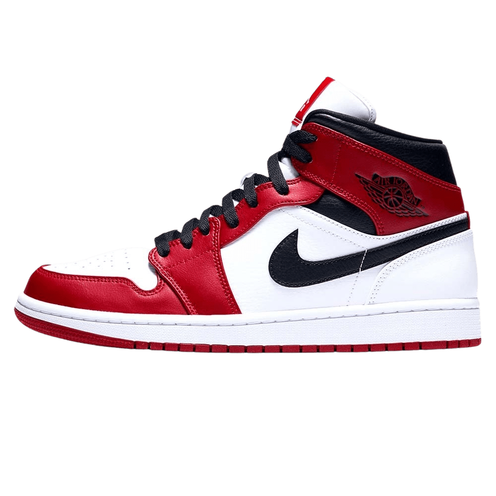 Air Jordan 1 Mid 'Chicago' 2020- Streetwear Fashion - helmiss.com