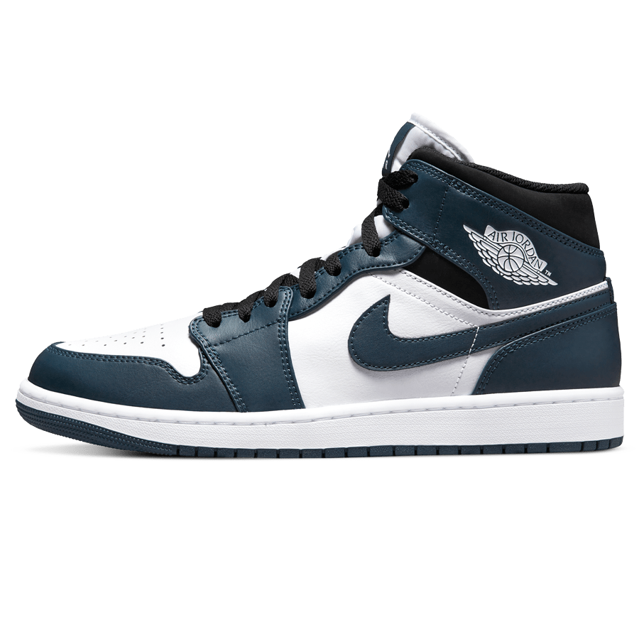 Air Jordan 1 Mid 'Dark Teal'- Streetwear Fashion - helmiss.com